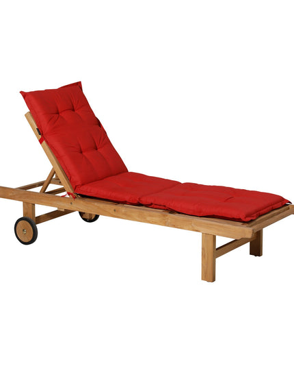 Madison Basic standaard basis ligbedkussen 200x65 cm - Basic red
