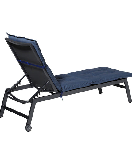 Madison Basic standaard basis ligbedkussen 200x65 cm - Basic kobalt