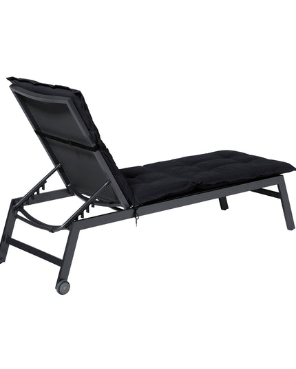 Madison Basic standaard basis ligbedkussen 200x65 cm - Basic black