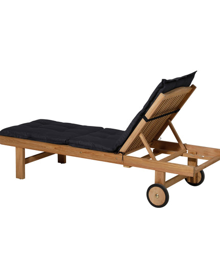 Madison Basic standaard basis ligbedkussen 200x65 cm - Basic black