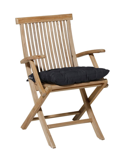 Madison Basic toscane zitkussen 46x46 cm - Basic black