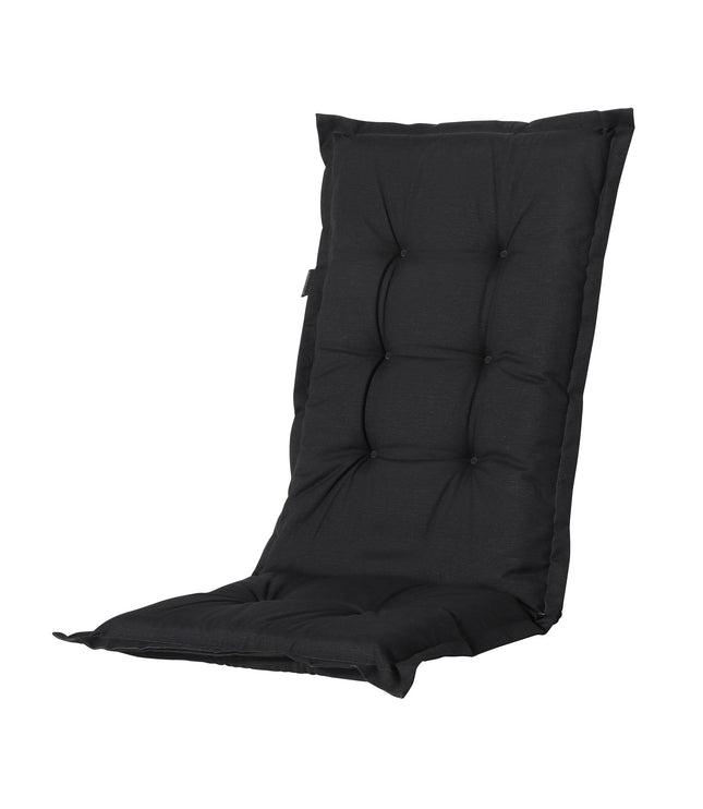 Madison Panama hoge rug basis rugkussen 123x50 cm - Panama black