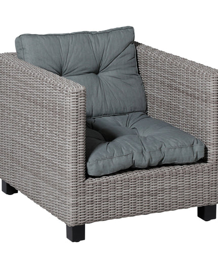 Madison Basic rugkussen 43x60 cm - Basic grey