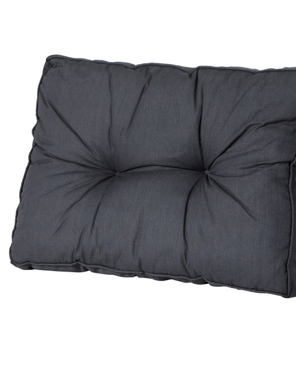 Madison Basic florance rugkussen 43x60 cm - Basic black