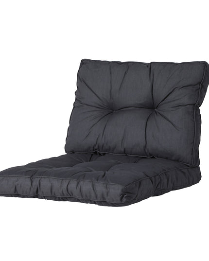 Madison Basic florance rugkussen 43x60 cm - Basic black