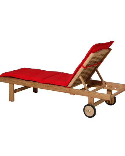Madison Panama standaard basis ligbedkussen 200x65 cm - Panama red