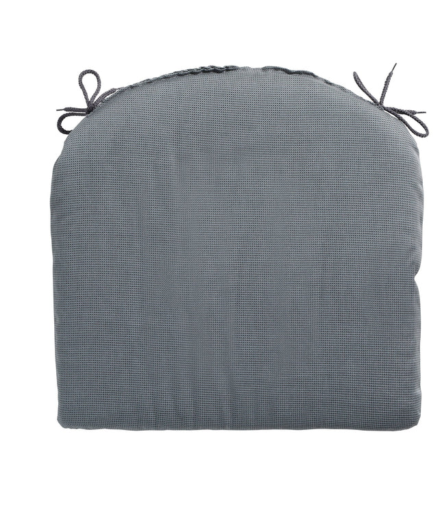 Madison Rib zitkussen 46x48 cm - Rib grey