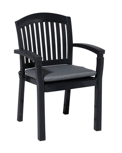 Madison Rib zitkussen 46x48 cm - Rib grey