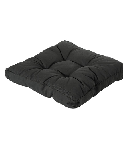 Madison Basic florance zitkussen 73x73 cm - Rib black