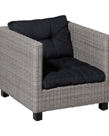 Madison Basic rugkussen 43x73 cm - Basic black