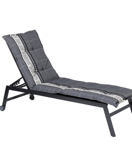 Madison Madison standaard basis ligbedkussen 200x65 cm - Madison garden grey