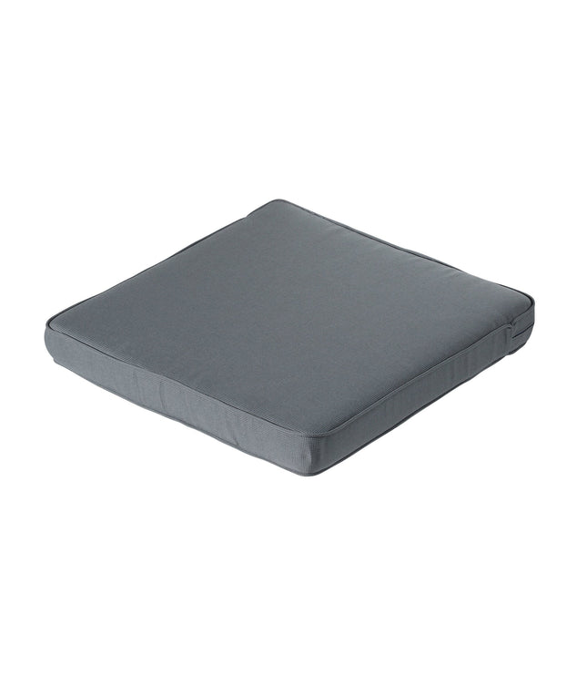 Madison Rib lounge luxe zitkussen 73x73 cm - Rib grey