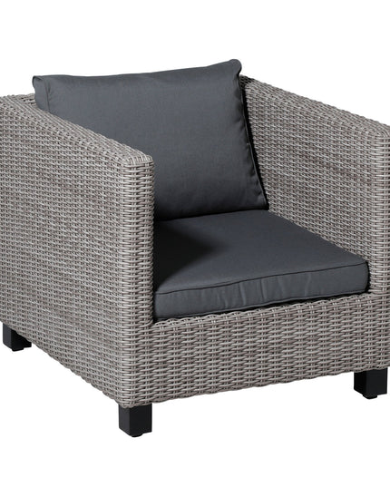 Madison Rib lounge rugkussen 40x60 cm - Rib grey