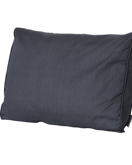 Madison Basic lounge rugkussen 43x73 cm - Basic black