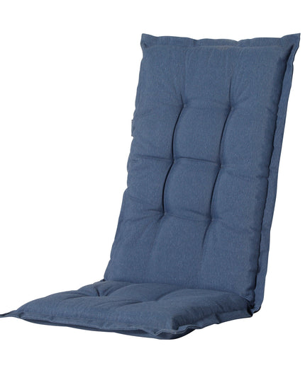 Madison Panama hoge rug basis rugkussen 123x50 cm - Panama safier blue (B231)