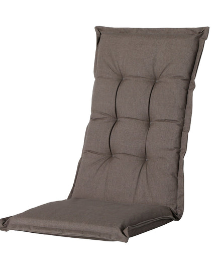Madison Oxford hoge rug basis rugkussen 123x50 cm - Oxford taupe