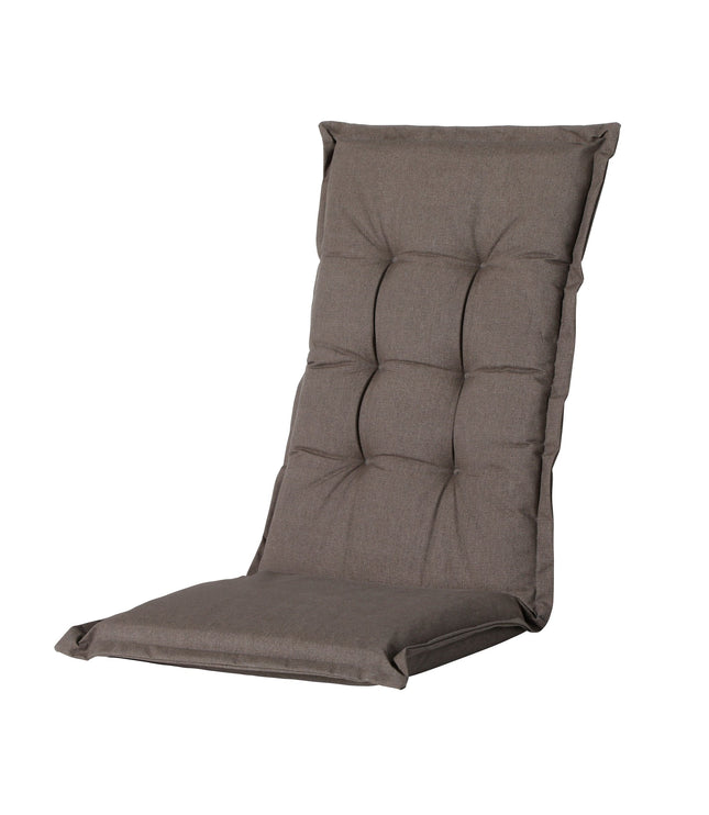 Madison Oxford hoge rug basis rugkussen 123x50 cm - Oxford taupe