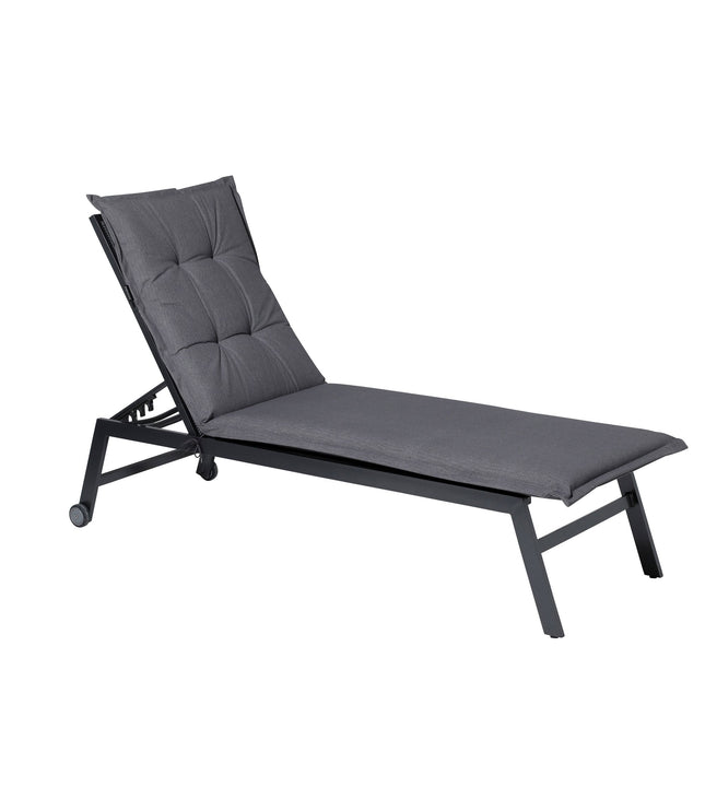 Madison Oxford standaard basis ligbedkussen 200x65 cm - Oxford grey