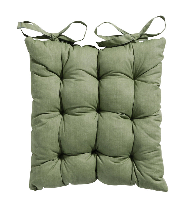 Madison Basic toscane zitkussen 46x46 cm - Basic green