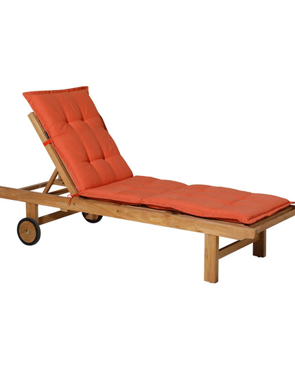 Madison Panama standaard basis ligbedkussen 200x65 cm - Panama flame orange