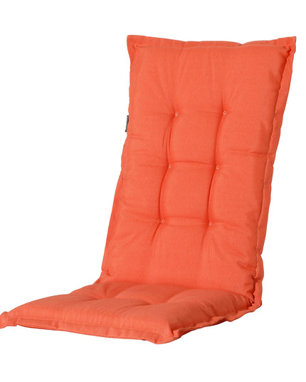Madison Panama hoge rug basis rugkussen 123x50 cm - Panama flame orange