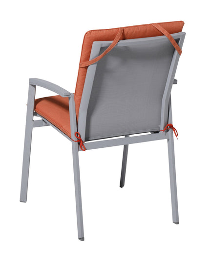 Madison Panama stapelstoel stoelkussen 97x49 cm - Panama flame orange