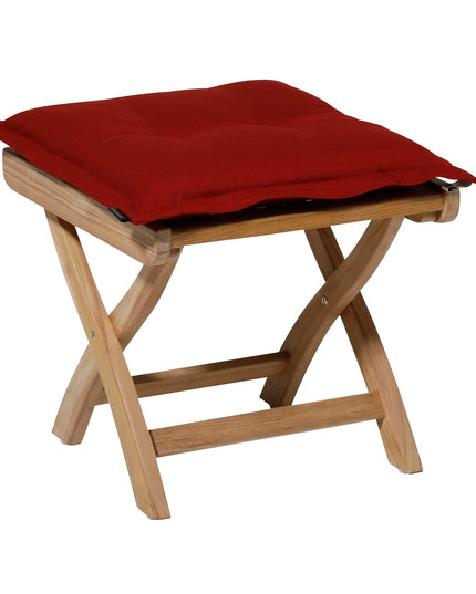Madison Rib zitkussen 50x50 cm - Rib red