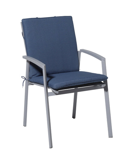 Madison Panama stapelstoel stoelkussen 97x49 cm - Panama safier blue (B231)