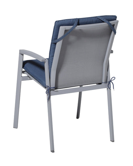 Madison Panama stapelstoel stoelkussen 97x49 cm - Panama safier blue (B231)