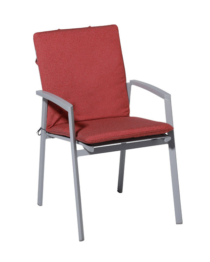 Madison Manchester stapelstoel stoelkussen 97x49 cm - Manchester red