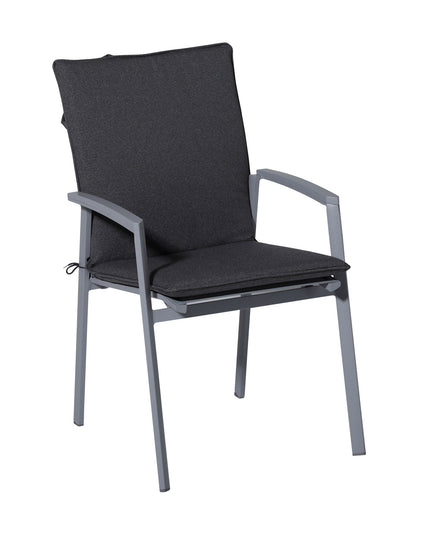 Madison Manchester stapelstoel stoelkussen 97x49 cm - Manchester grey