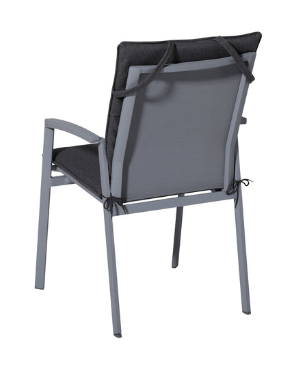 Madison Manchester stapelstoel stoelkussen 97x49 cm - Manchester grey