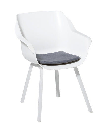 Madison Manchester stoelkussen 40x40 cm - Manchester denim grey