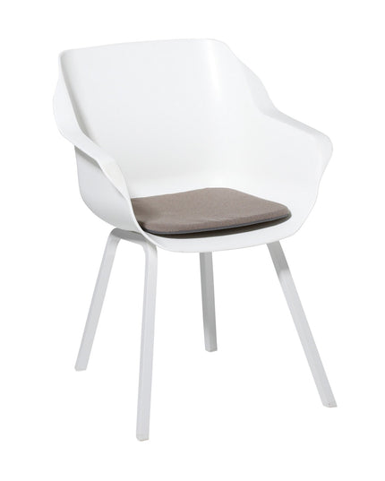 Madison Manchester stoelkussen 40x40 cm - Manchester taupe
