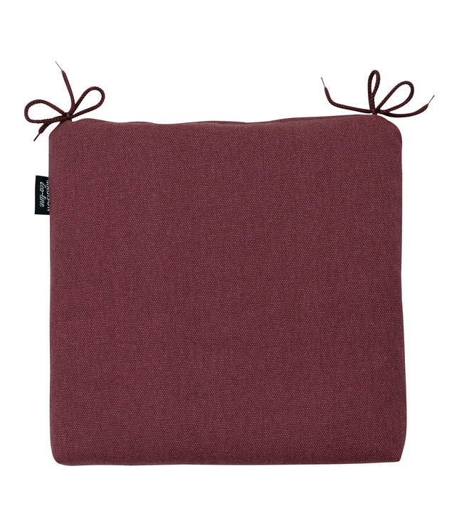 Madison Canvas Eco+ universeel rits zitkussen 40x40 cm - Bordeaux canvas eco+