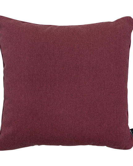 Madison Canvas Eco+ sierkussen 50x50 cm - Bordeaux canvas eco+