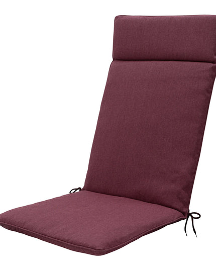 Madison Canvas Eco+ hoge rug rugkussen 120x50 cm - Bordeaux canvas eco+