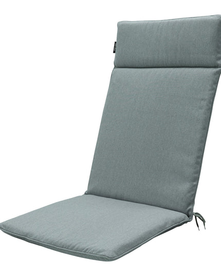 Madison Canvas Eco+ hoge rug rugkussen 120x50 cm - Silver canvas eco+