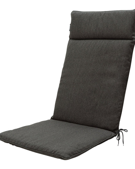 Madison Canvas Eco+ hoge rug rugkussen 120x50 cm - Dark grey canvas eco+