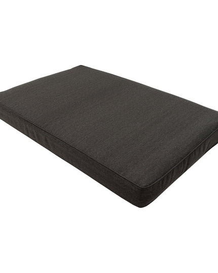 Madison Basic lounge palletkussen 120x80 cm - Dark grey canvas eco+