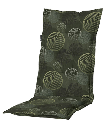 Madison Circle hoge rug basis rugkussen 123x50 cm - Circle green