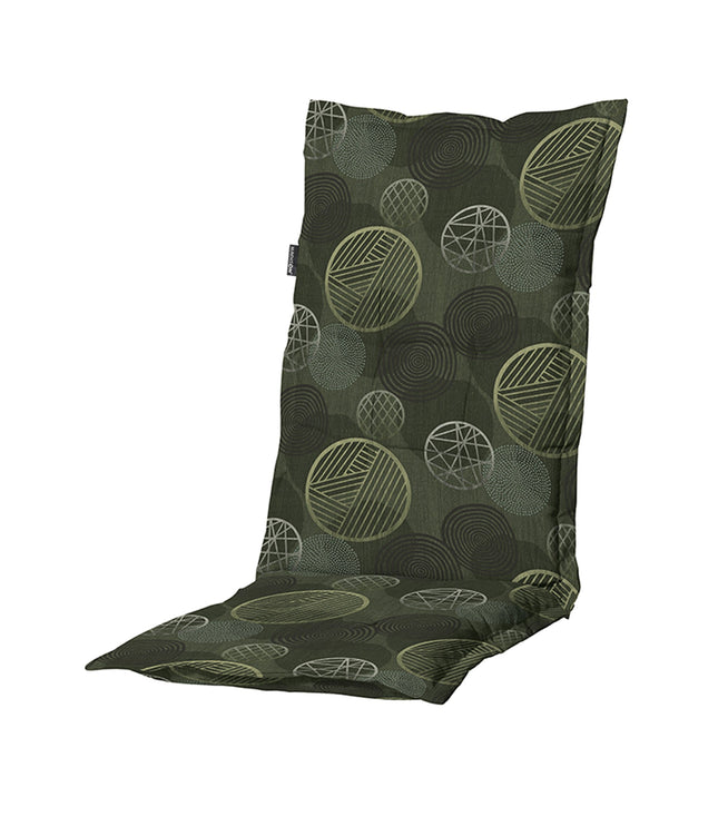 Madison Circle hoge rug basis rugkussen 123x50 cm - Circle green