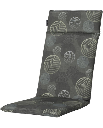 Madison Circle hoge rug rugkussen 120x50 cm - Circle green