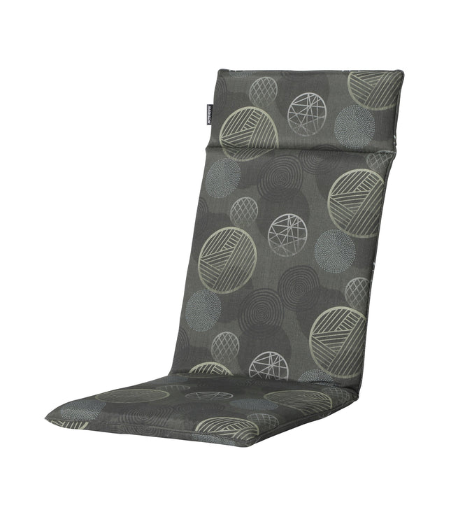 Madison Circle hoge rug rugkussen 120x50 cm - Circle green