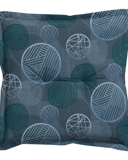 Madison Circle zitkussen 50x50 cm - Circle blue