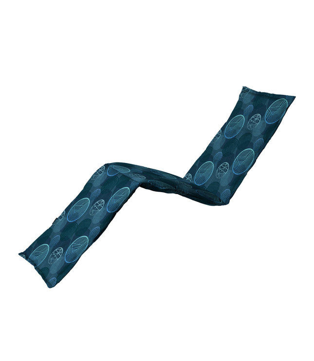 Madison Circle standaard basis ligbedkussen 200x65 cm - Circle blue