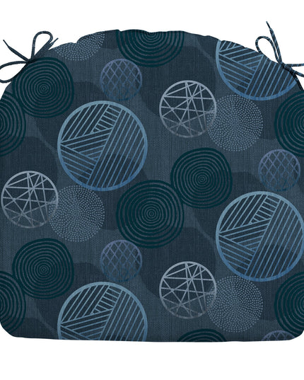 Madison Circle zitkussen 46x48 cm - Circle blue