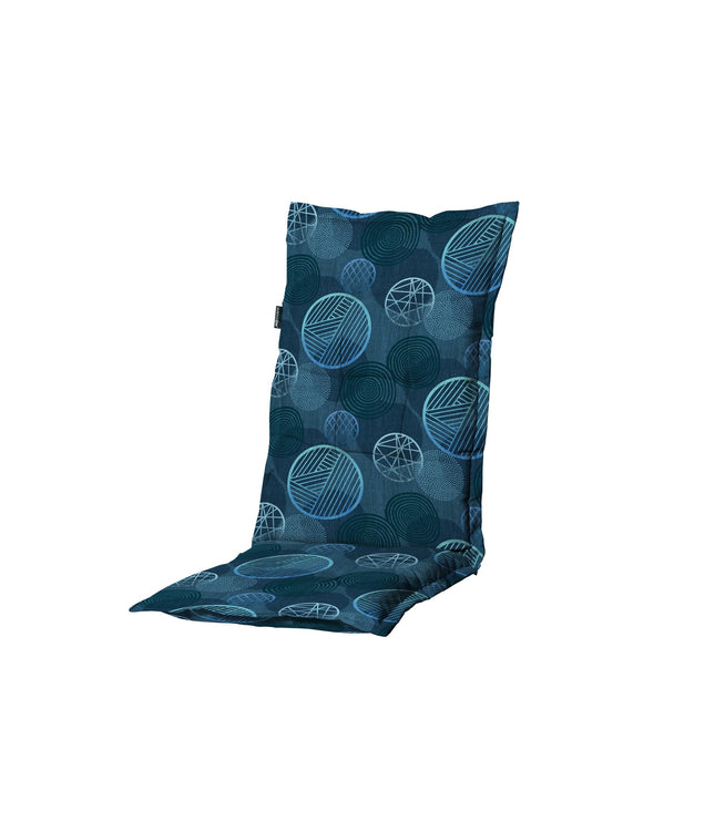 Madison Circle hoge rug basis rugkussen 123x50 cm - Circle blue