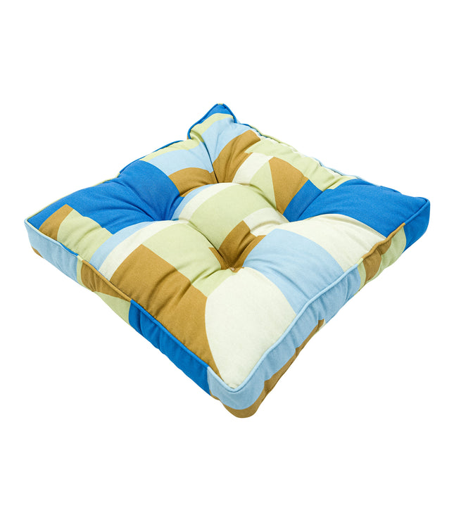 Florance kussen 47X47 Patch azur