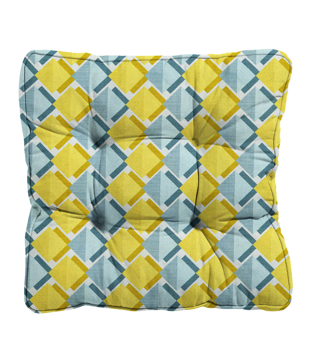 Florance kussen 47X47 Siem yellow